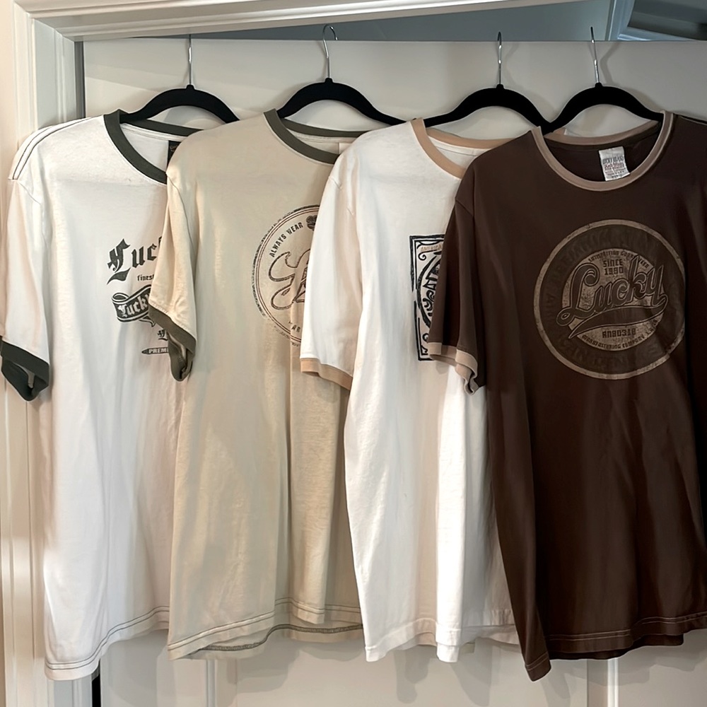 Mens Lucky Brand large tshirts